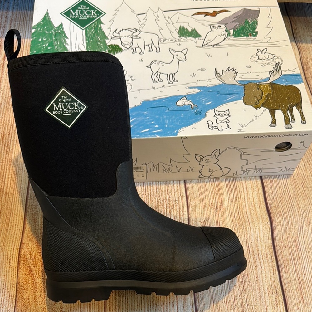 Muck Kids Black Boots